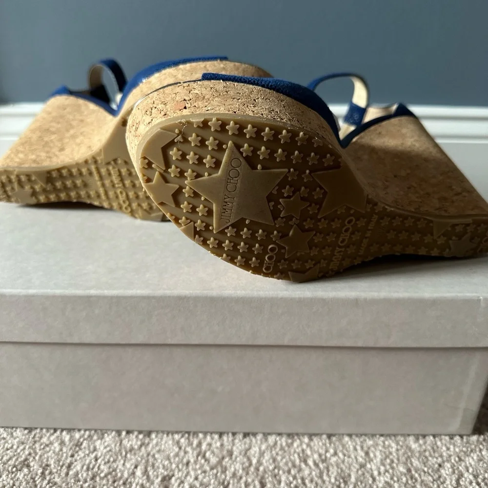 Jimmy Choo Pela Wedge in Cosmo speckled leather - Picture 10 of 10